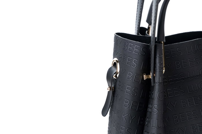 Lucky Bees Bandolera 275 Leather Black Lucky Bees Bandolera 275 Leather Black